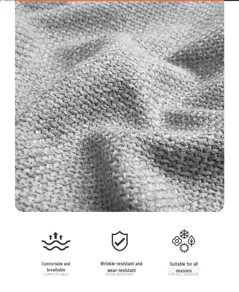 All-Season Breathable Linen/Hemp Seat Covers for Geely Galaxy E5 - Full Coverage