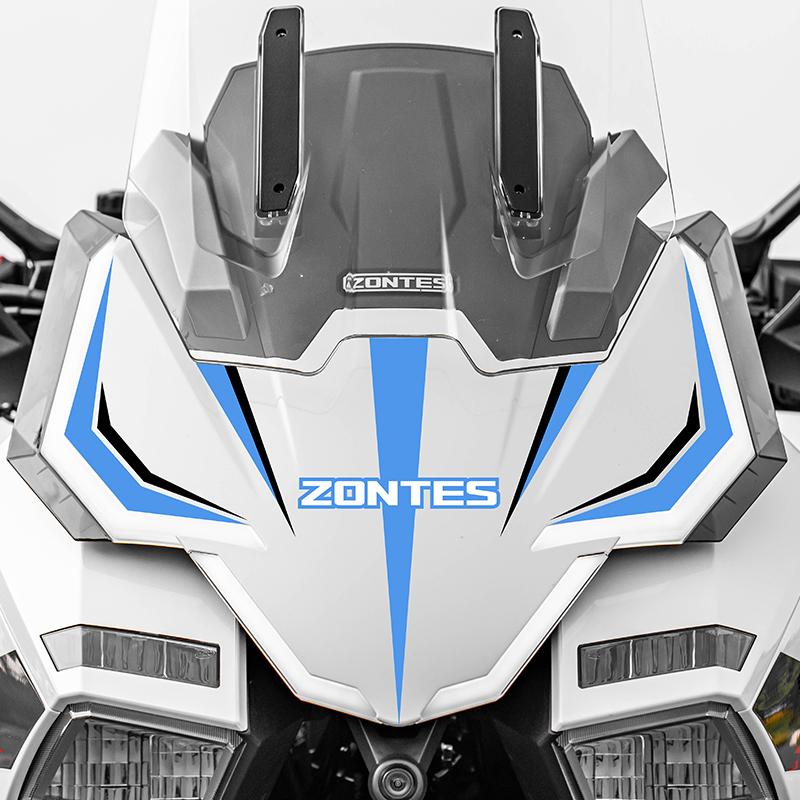 For ZONTES 703F Motorcycle Front Fairing Stripe Protective Stickers Body Decorative Graphic Decals Modification Kit