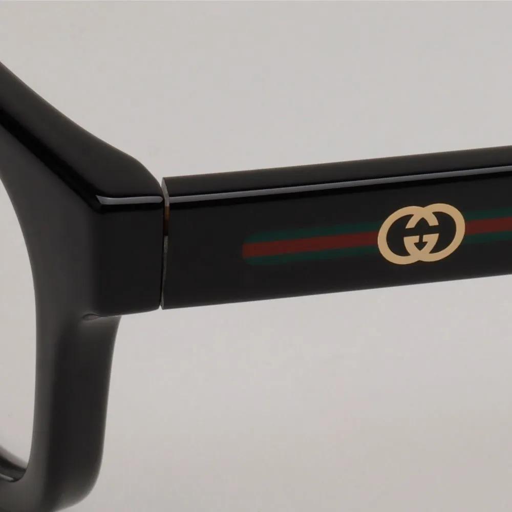 Gucci Eyeglass Frames GG2103OL 005 Black Square Horn-rimmed Fashion Daily Men Women