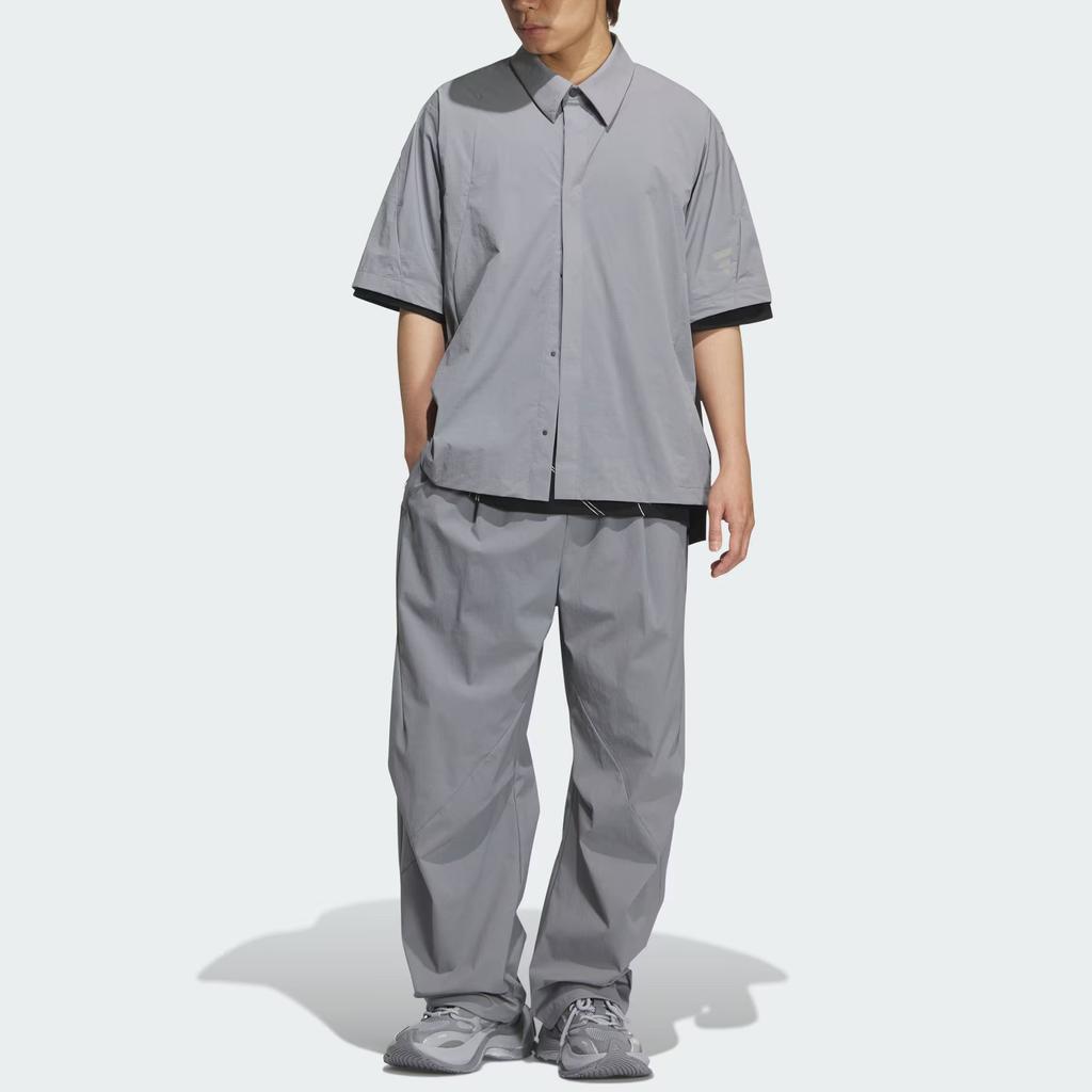 Adidas FOS SS25 Loose Fit Sports Casual Short Sleeve Shirt Men Shirts KC0099