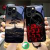 Small pebble flowers Suitable For iPhone 16E 17 Pro Max 15 Pro 14 13 Plus 12 mini 11 16 Air 17Pro magnetism Glass Phone Case