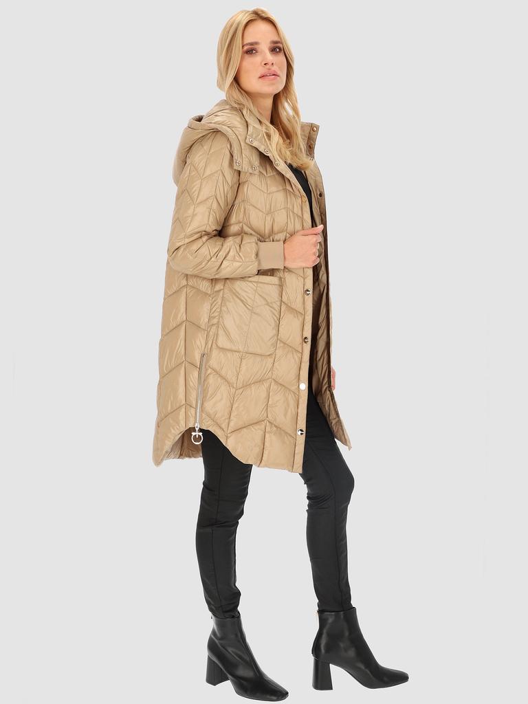WOMEN' QUILTED JACKET WITH SIDE SPLIT