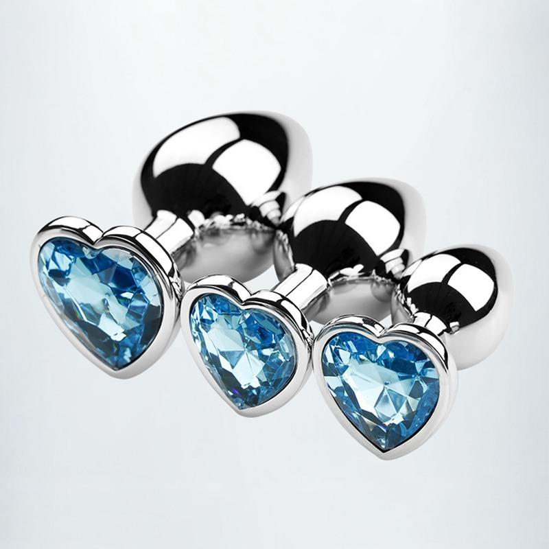 3 bucăți/set de jucării anale din metal pentru femei, produse sexuale pentru adulți, bărbați, plug anal din oțel inoxidabil, jucărie sexuală, jucării anale