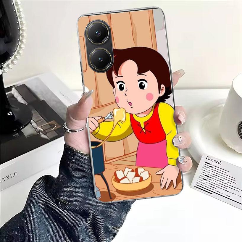 Heidi Cute Cartoon Soft Phone Case For Xiaomi Redmi 15C 15 13C 13 Poco X5 X6 X7 F7 Ultra M7 12C 12 10 10C 9C 9A 9T 9 Fundas Poco