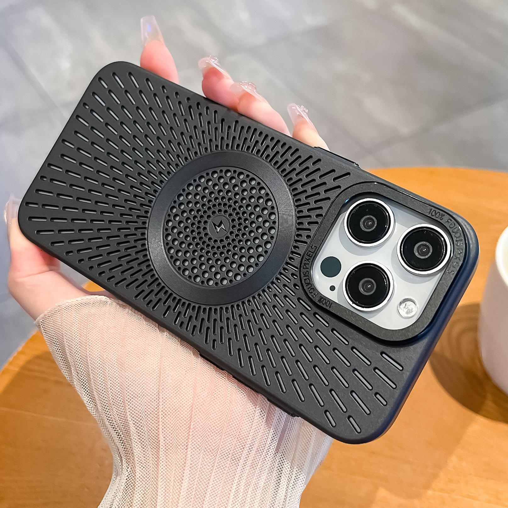 

Luxury Heat Dissipation Magnetic Case For iPhone 16 Pro Max 16 Plus 14 13 12 15 Pro Max For Magsafe Wireless Charge Phone Cover For iPhone 13 Pro