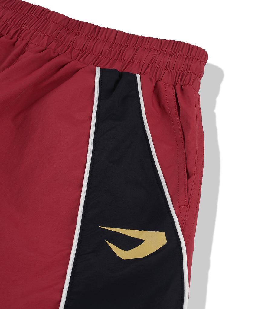 DRIX Color Block Piping Racing Pants_Red