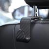 Car Seat Headrest Hook Carbon Fiber Mobile Phone Holder Vehicle Universal Holder Handbag Purse Coat Car Interior Accessories