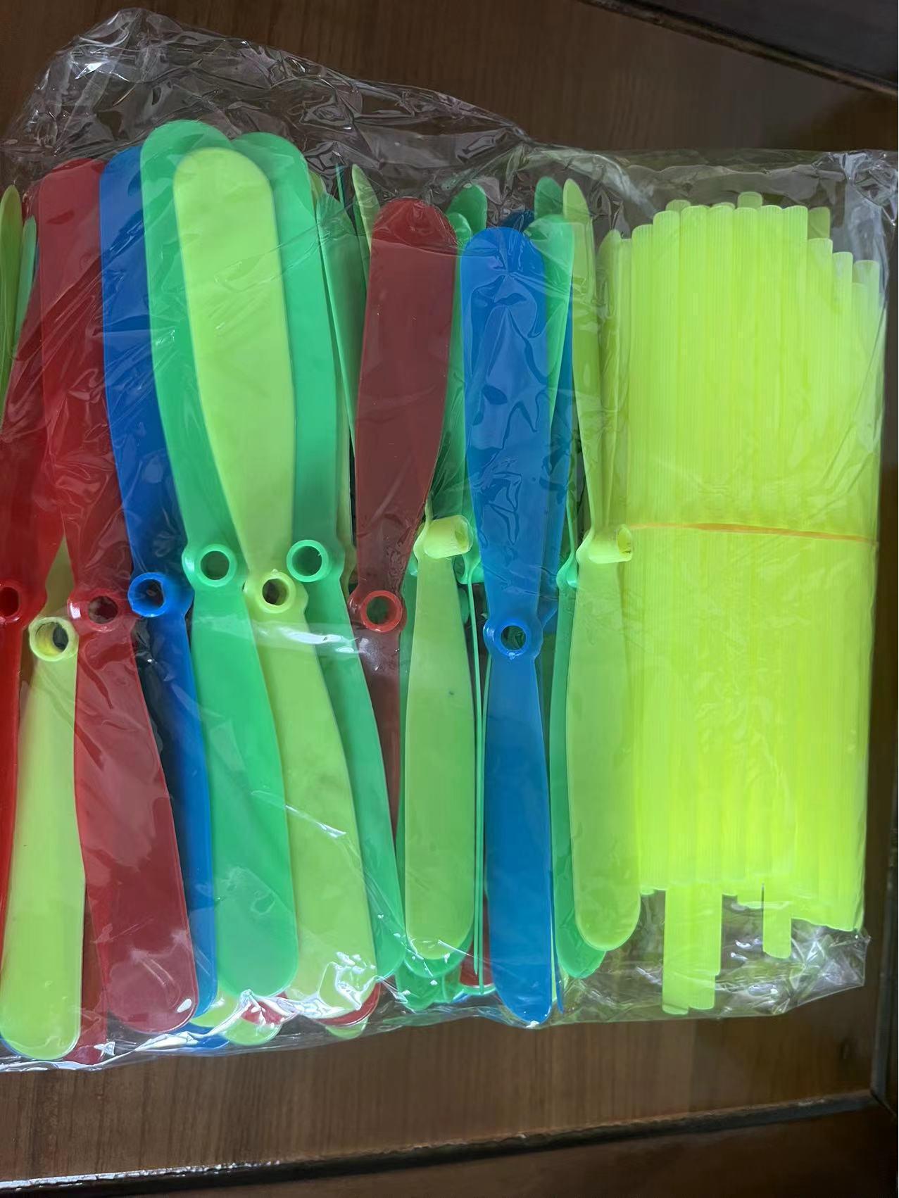 June 1 Bamboo Dragonfly Glowing Toy Set: Hand-Pushed Flying Saucers and Children s Gifts.