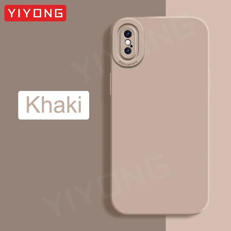 

Для iPhoneX Чехол Мягкий жидкий силиконовый чехол для iPhone X XR XS Max 7 8 Plus SE 2 SE2 SE3 Чехлы для iPhoneXR iPhoneXS For iPhone XR хаки