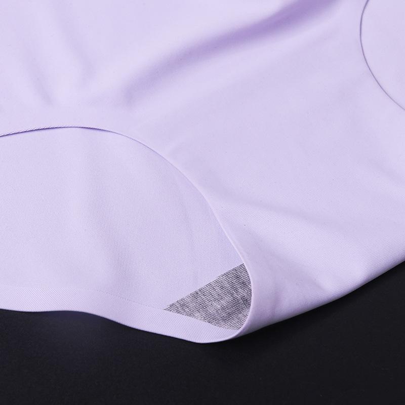 Slip a Triangolo Donna Taglie Forti Primavera Estate Sottili Senza Cuciture Traspiranti Antibatterici Seta Ghiacciata Pezzo Unico Vita Media
