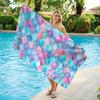 1pc Bright Scales of Mermaid Beach Towel Super Absorbent Suitable for Beach Vacation Pool Summer Gift for Friends Kids Oneself