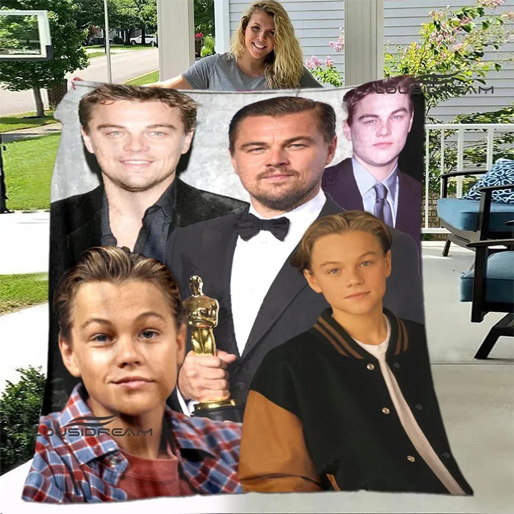 Coperta stampata Titanic Leonardo DiCaprio Coperta calda morbida e confortevole per casa viaggio letto coperta da picnic regalo di compleanno