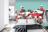 Photomural F1 Car Pit Stop Structural Vinyl 152.5x104