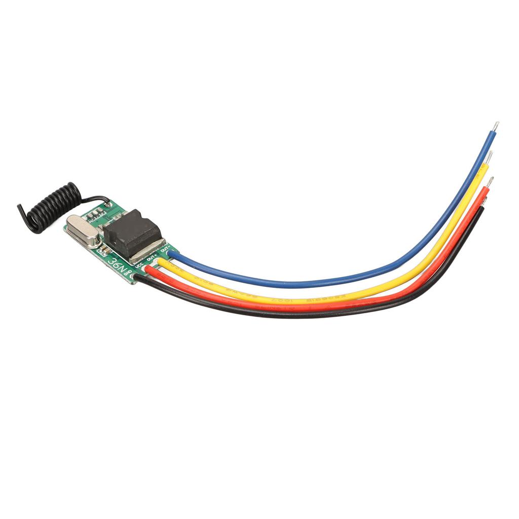 43300CMHz RF Remote Control RF Transmitter and Receiver Wireless RF Transmitter Receiver Board for Lrning with 100m Range 6V-36V R