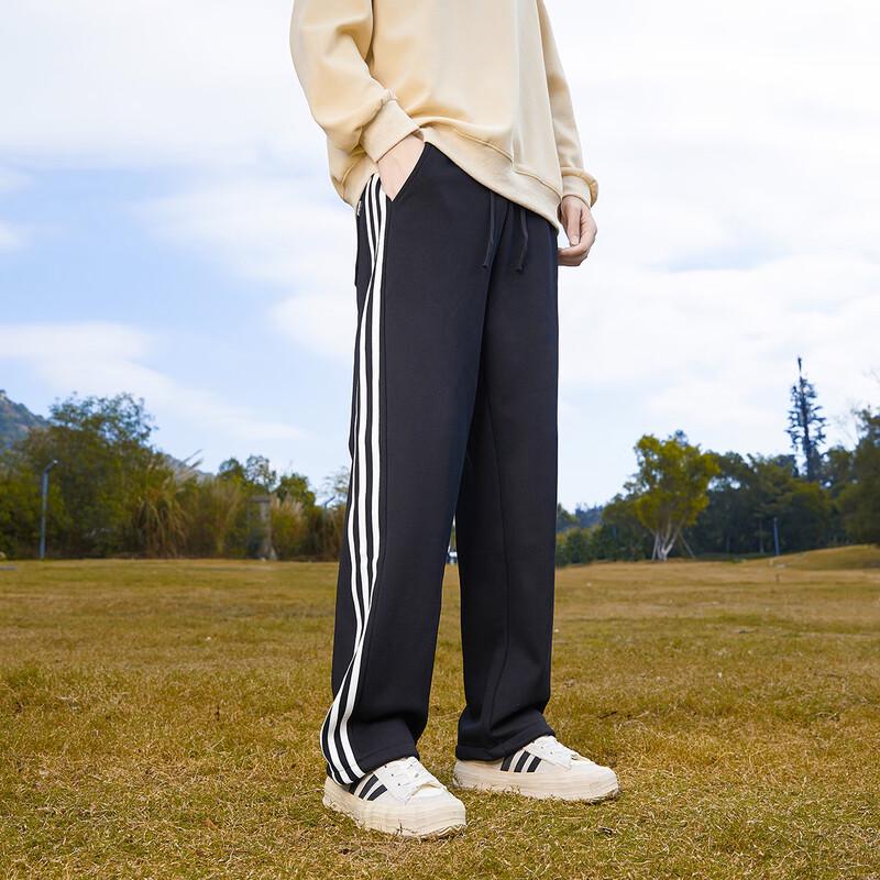 paul frank Men's Side Stripe Straight Leg Casual Pants