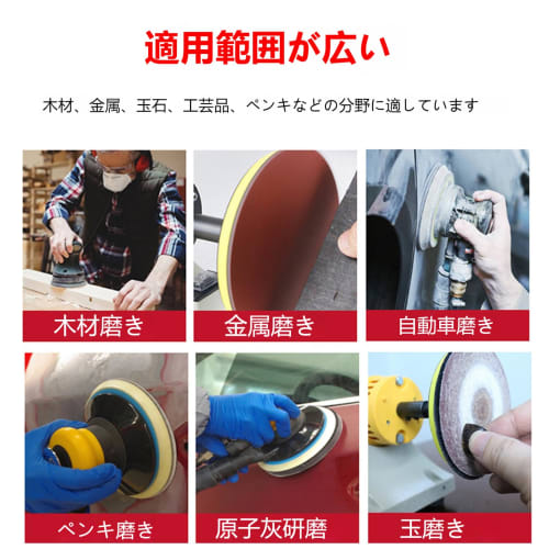 Set of 40 125mm Sanding Discs, 8 Holes (5 of each size: #40, #60, #80, #100, #120, #150, #180, #240). Velcro Sanding Discs with Dust Collection Holes