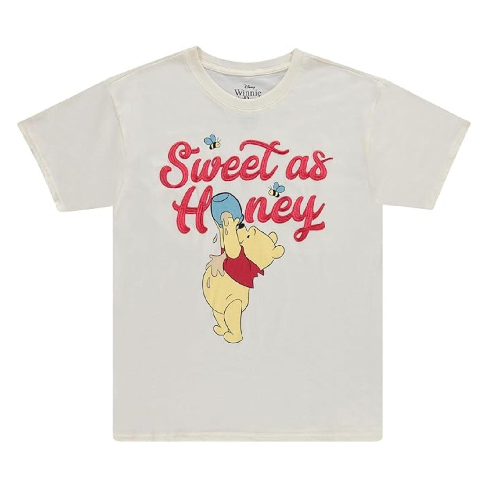 Sweet as Honey POOH Bear Cartoon Retro Unisex T-shirt S-5XL XXXXL