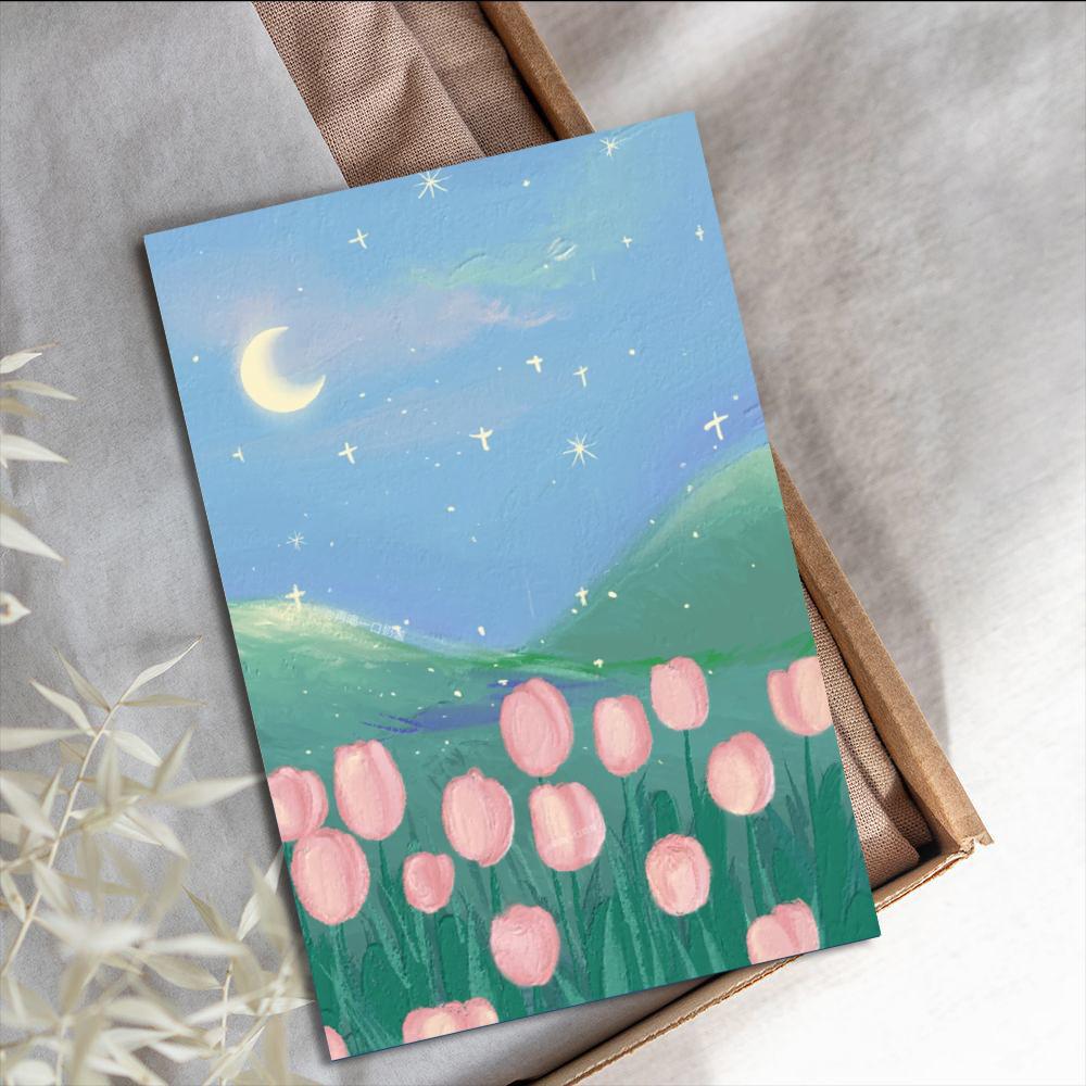 10PCS 10×15CM Retro Galaxy Space Posters Sticker Laptop Background Creative Wall Luggage Decoration Photography Painting