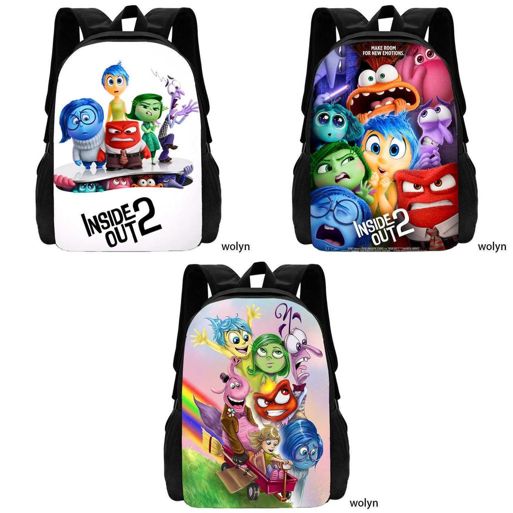 Inside Out 2 Anime Backpack For School And Travel With Storage Compartments