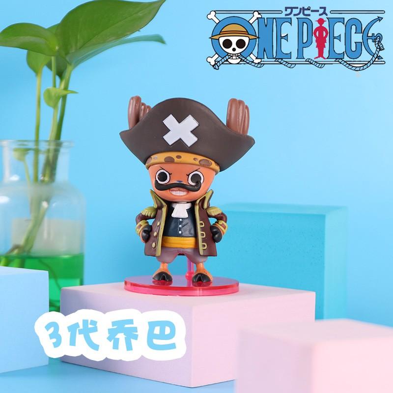 One Piece Tony Chopper Anime Figure Cos Roger Luffy Zoro Ace Usopp Sanji Shanks Buggy Action Figurine Model Playthings Doll
