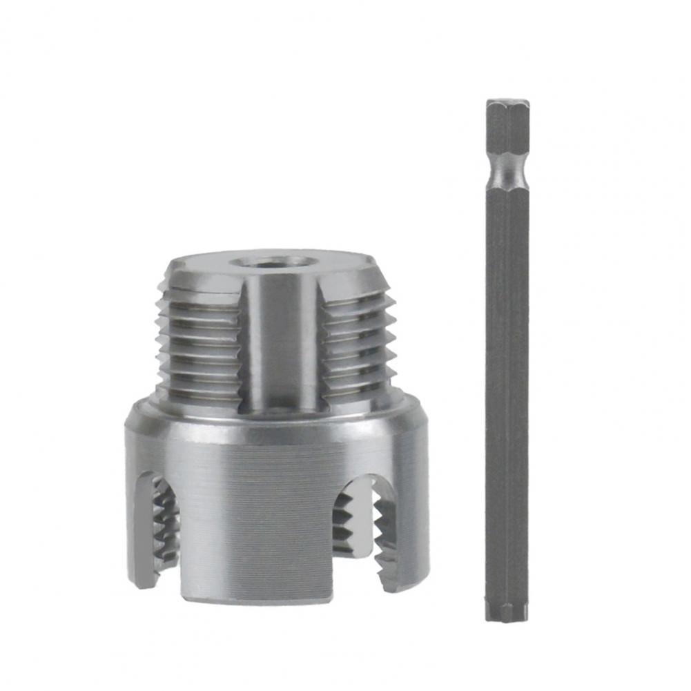 Pipe Thread Cutter Universal Pipe Thread Cutter Electric Drill Pvc Pipe Threader Kit for Internal External Threading