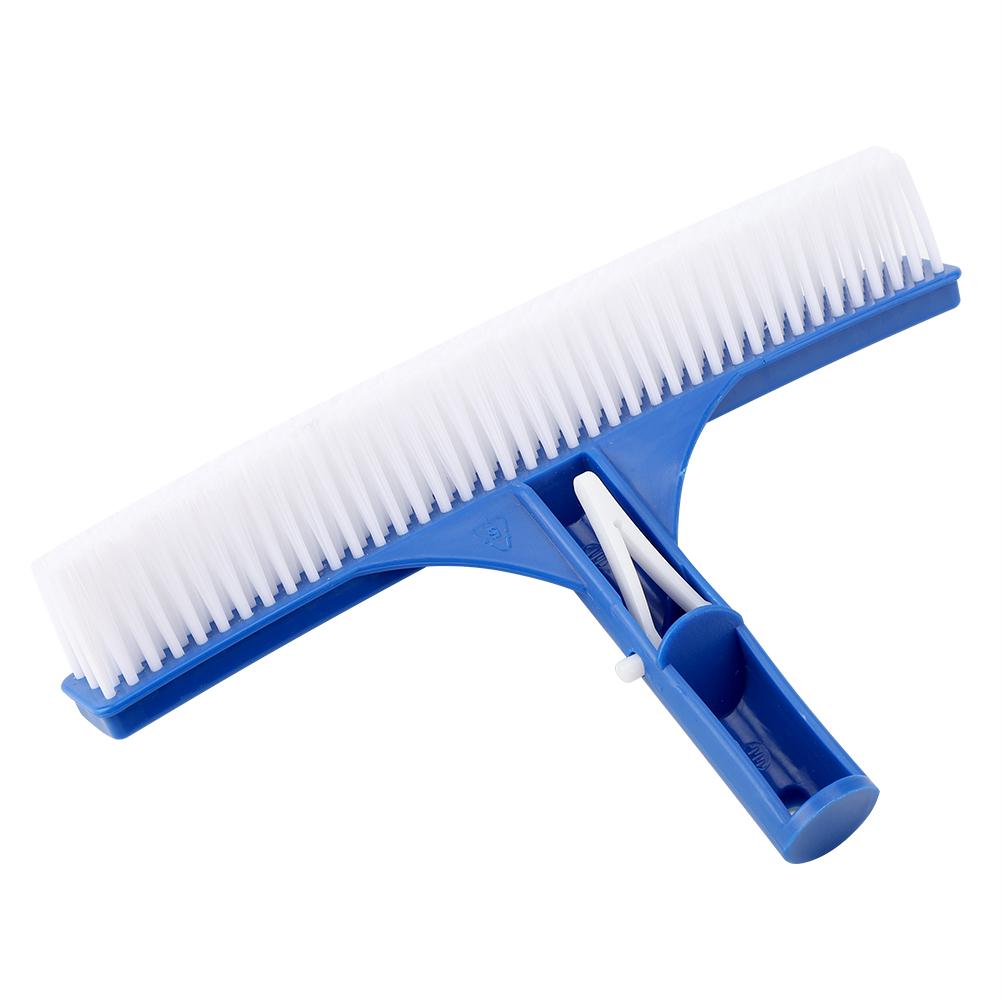 10 Inch Plastic Pool Brush for Cleaning Dirty Moss, Quality Plastic Material, Lightweight and Great Corrosion Resistance, Elastic and Hard Hair