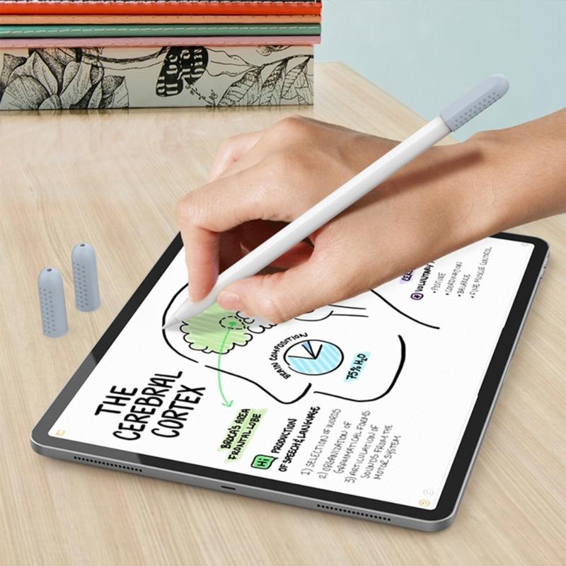 Lightweight Silicone Sleeve Housing Suitable for Touch Pen Styluses Nib Protector Comfortable Grip and Full Protections