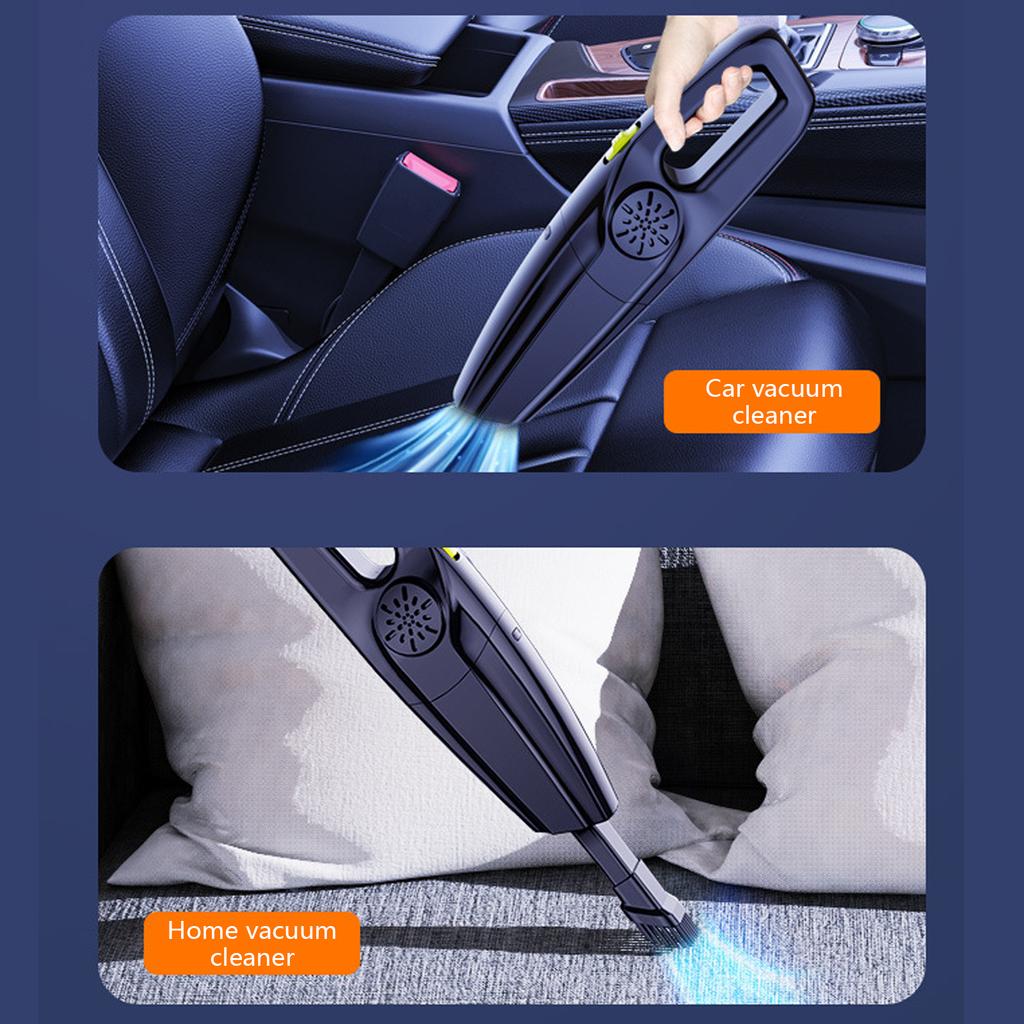 Handheld Vacuum With Strong Suction Wireless Blowing Fan For Car Interiors And Small Spaces, Easy To Store Multiple Use