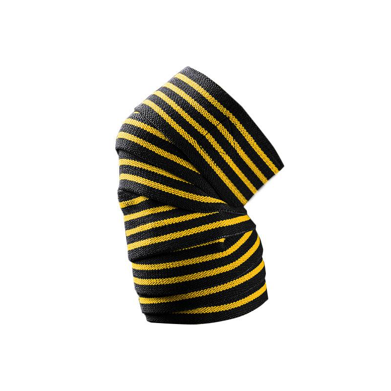 1pc Leg Knee Compression Wraps Gym Weight Lifting Squat Training Knee Protection Bandage Elastic Anti-Slip Sports Knee Brace