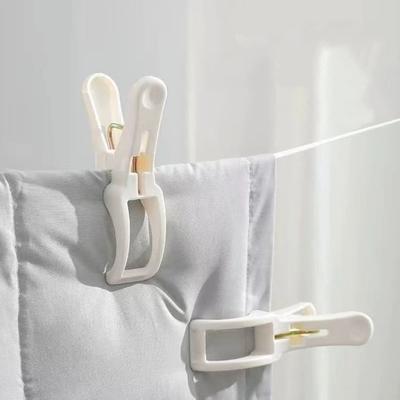 15PCS Traceless Design Drying Sheets Clips Plastic Rust Proof Bed Sheets Clips Anti-slip Multi-Purpose Windproof Clothespins