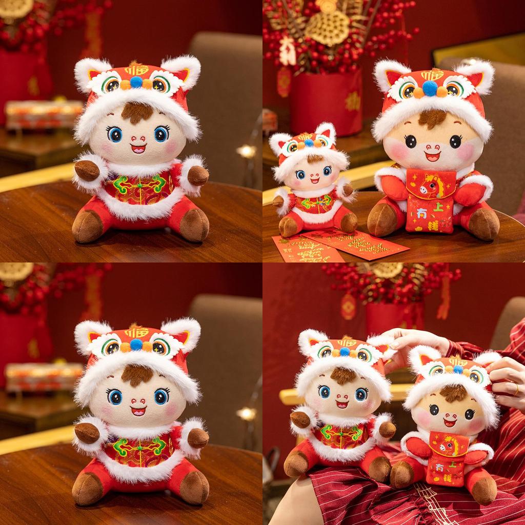 Traditionelles Pferde-Plüschtier mit weichem Kurzplüsch für Kinder und Sammler