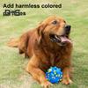 Indestructible Dog Chew Toy Tough Dog Teething Ball for Aggressive Chewers Interactive Popcorn Bouncy Balls for Large Medium Small Dogs