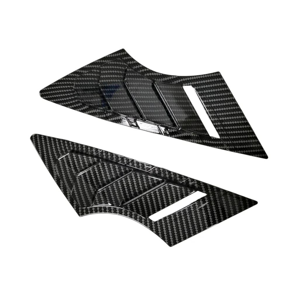 For KIA K3 Forte Cerato 2013 2014-2018 ABS Plastic Front Window Quarter Louver Cover Side Vent Trim Car Adhesive Accessories