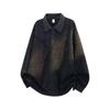 Pulover Guler Jacquard Bărbați Toamnă Iarnă Nou Stil American Lejer Mânecă Lungă Pulover Polo Cămașă Top Casual Trendy