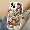 Cute B-Bratz Doll Leather Phone Case For IPhone 16 16e 15 14 13 12 11 Pro Max Plus Mini Cover