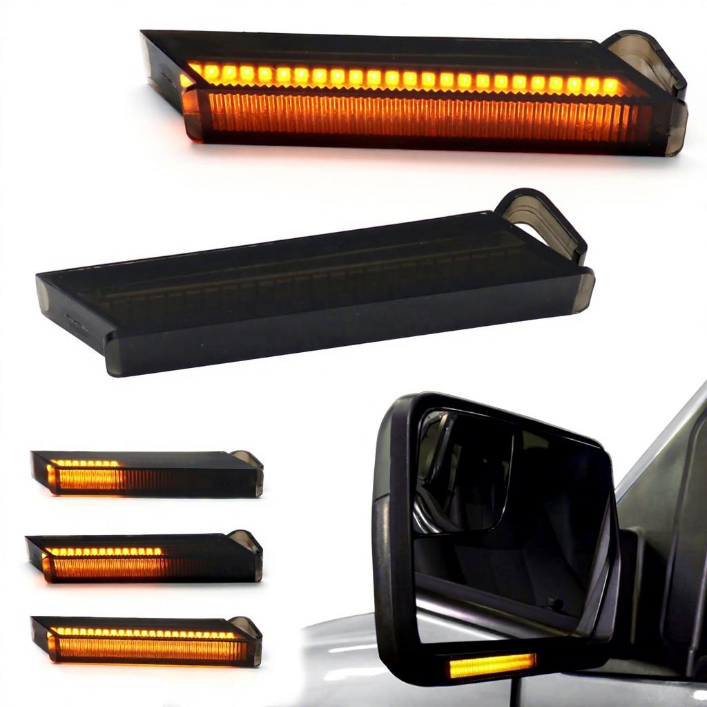 2PCS Hot Sale LED Dynamic Turn Signal Lights for Ford F150 Raptor Expedition Lincoln Mark LT Indicator Blinker Side Mirror Lamps LED