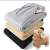 Pants for Men In Autumn and Winter, Thickened with Fleece for Outerwear, Casual Pants, Warm Lamb Wool Sports Sweatpants