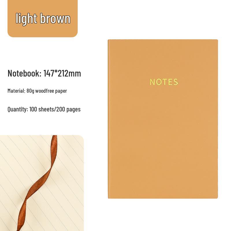 

Большой толстый блокнот для протоколов совещаний на разъемных листах - А5/В5, простой дизайн Contact Customer Service for Size Support