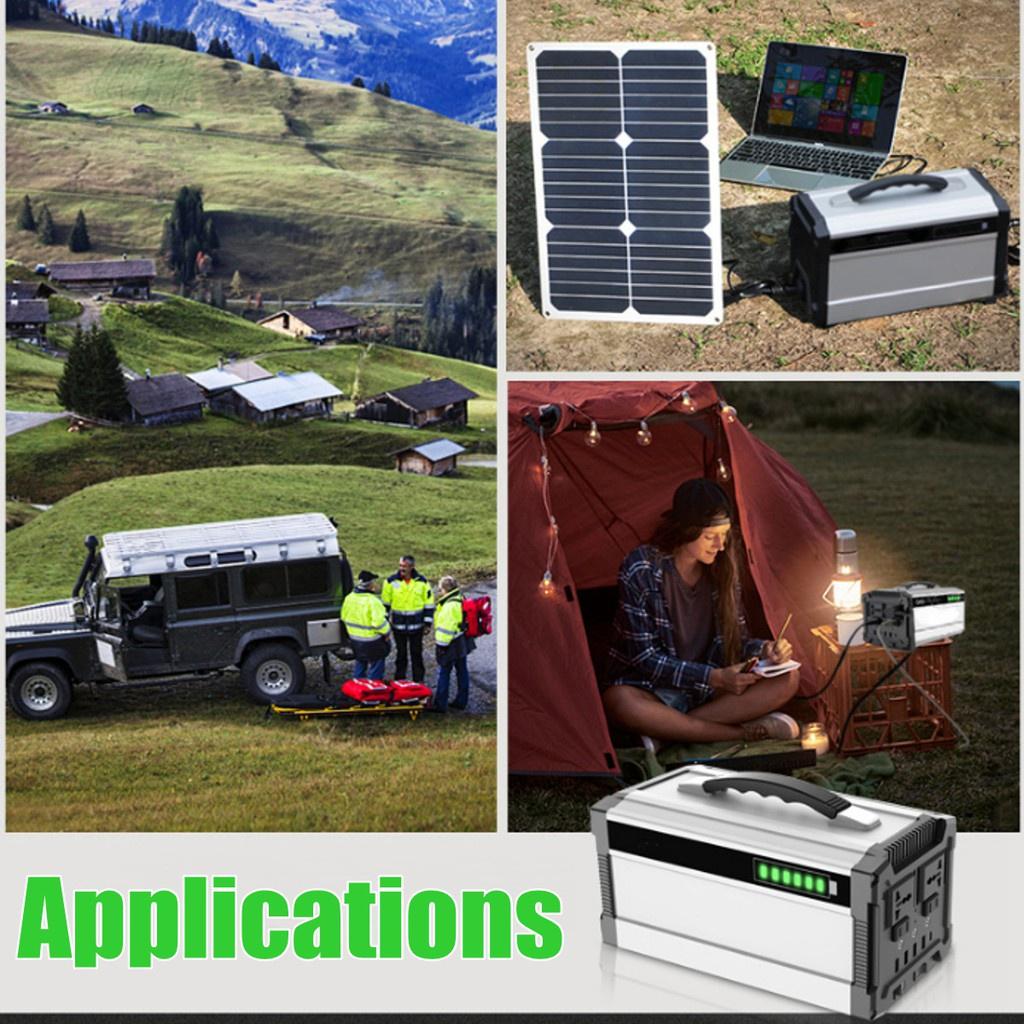 220V 300WH Armazenamento de Energia 296Wh Energia Portátil Gerador Solar Inversor Plugue UE