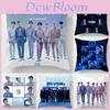 Bts Bangtan Boys Peach Skin Cushion Cover Decorative Pillowcase For Home Décor