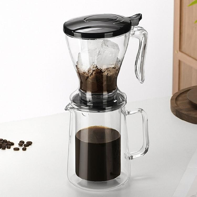 Large Capacity 650ML Glass Coffee Filter System Drips Filter Cup & Sharing Pot Perfect For Entertaining Guests At Homes