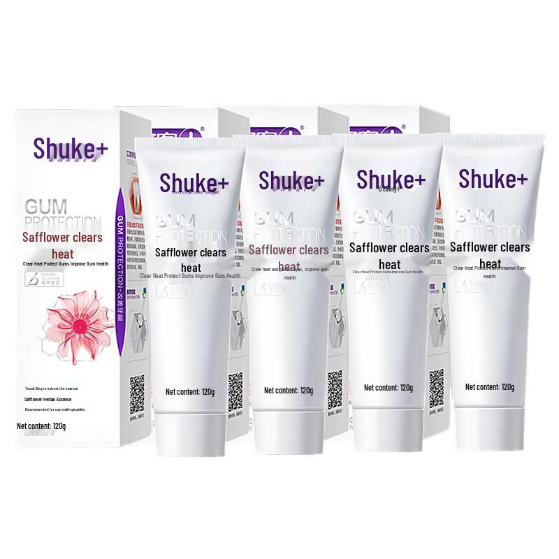 Shuke Safflower Wintergreen Mint Herbal Toothpaste