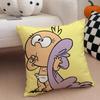 A fun TThe Loud House Cushion Cover Throw Pillow Cover Hidden Button Durable Polyester Chair Cushion