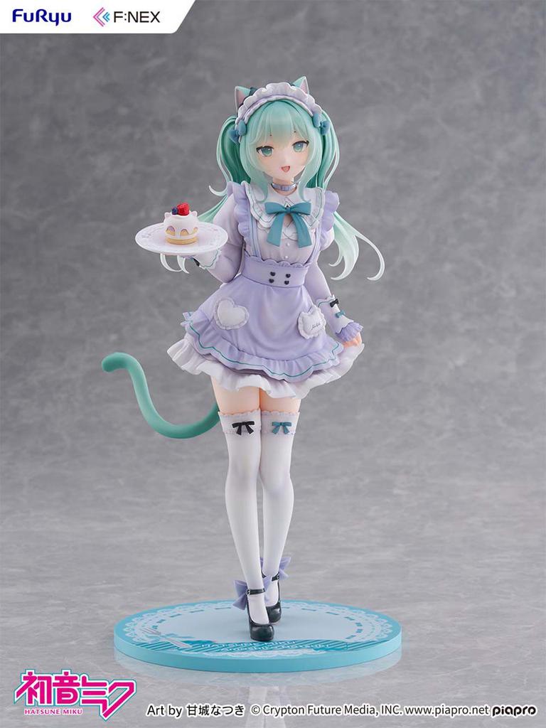 Hatsune Miku 18Cm Neko T-Shirt Ver. Anime Action Figure Kawaii Desktop Girl Model Toy Gift Cute