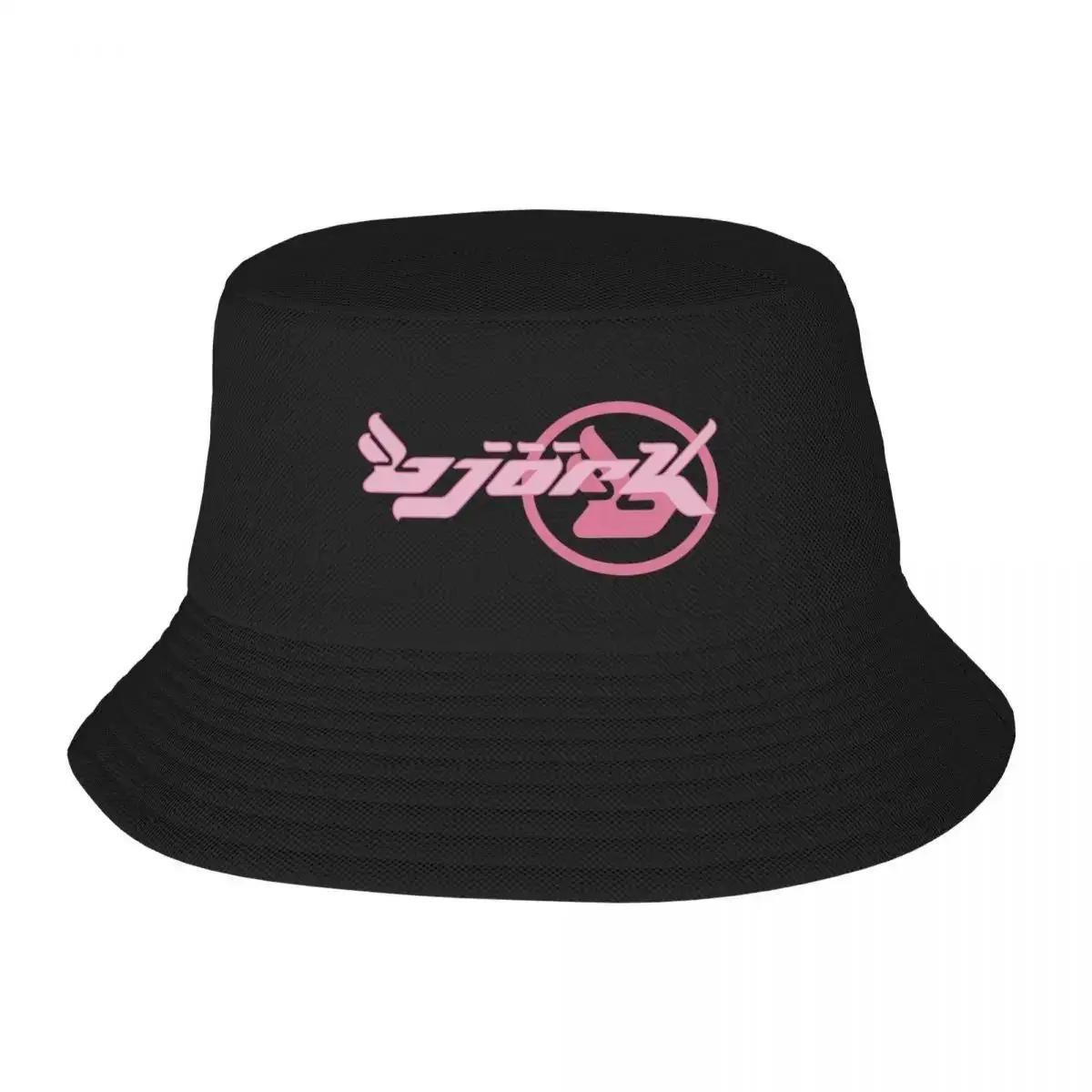 Vintage Bjork YK Homogenic Logo Bucket Hat Bobble Hat Womens Beach Outlet Unisexs
