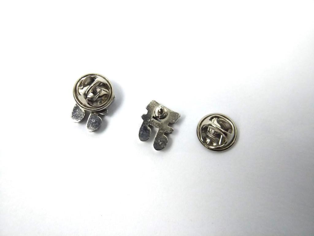 [F NODE] Silver Musical Note Pin Badges, Set of 2, Music Motif, Alloy Miniature Pin Badge, Music Lover's Accessories, 1cm X 1.2cm