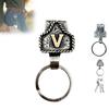 Western Cowboy Letter Keychain, Vintage Handmade Letter  Initial Keychain Clip, Personality Metal Key Chain For Belt