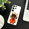Goofy C-Dogs Big eyes Phone Case For Samsung S26,S25,S24,S23,S22,S21,S20,Ultra,Plus,FE Black Soft Cover