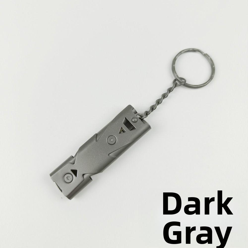 Portable Keychain Whistle 6 Colors Camping Hiking Tool New High Decibel Whistle Outdoor Tool