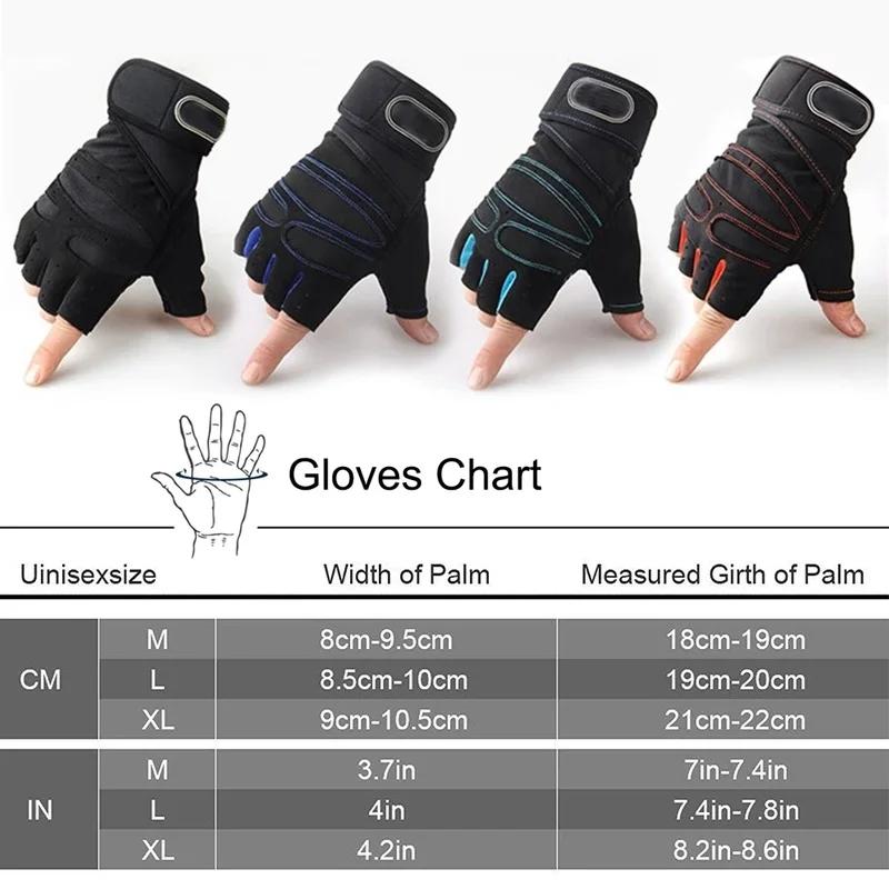 Gym Gloves Fitness Weight Lifting Gloves Body Building Training Sports Exercise Cycling Sport Workout Glove for Men Women